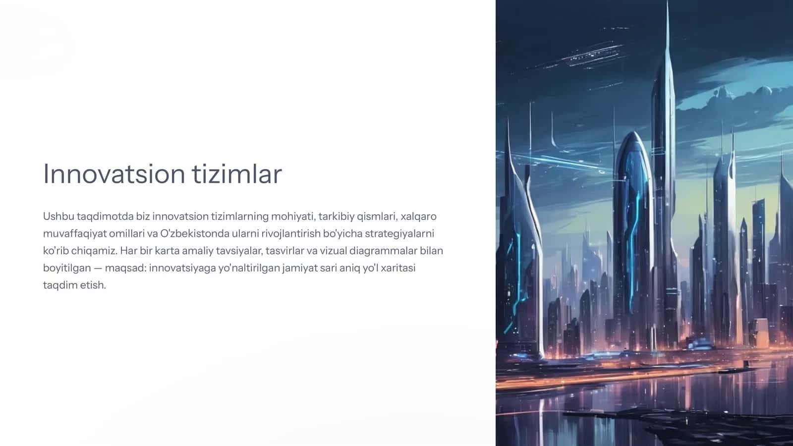 Innovatsion tizimlar