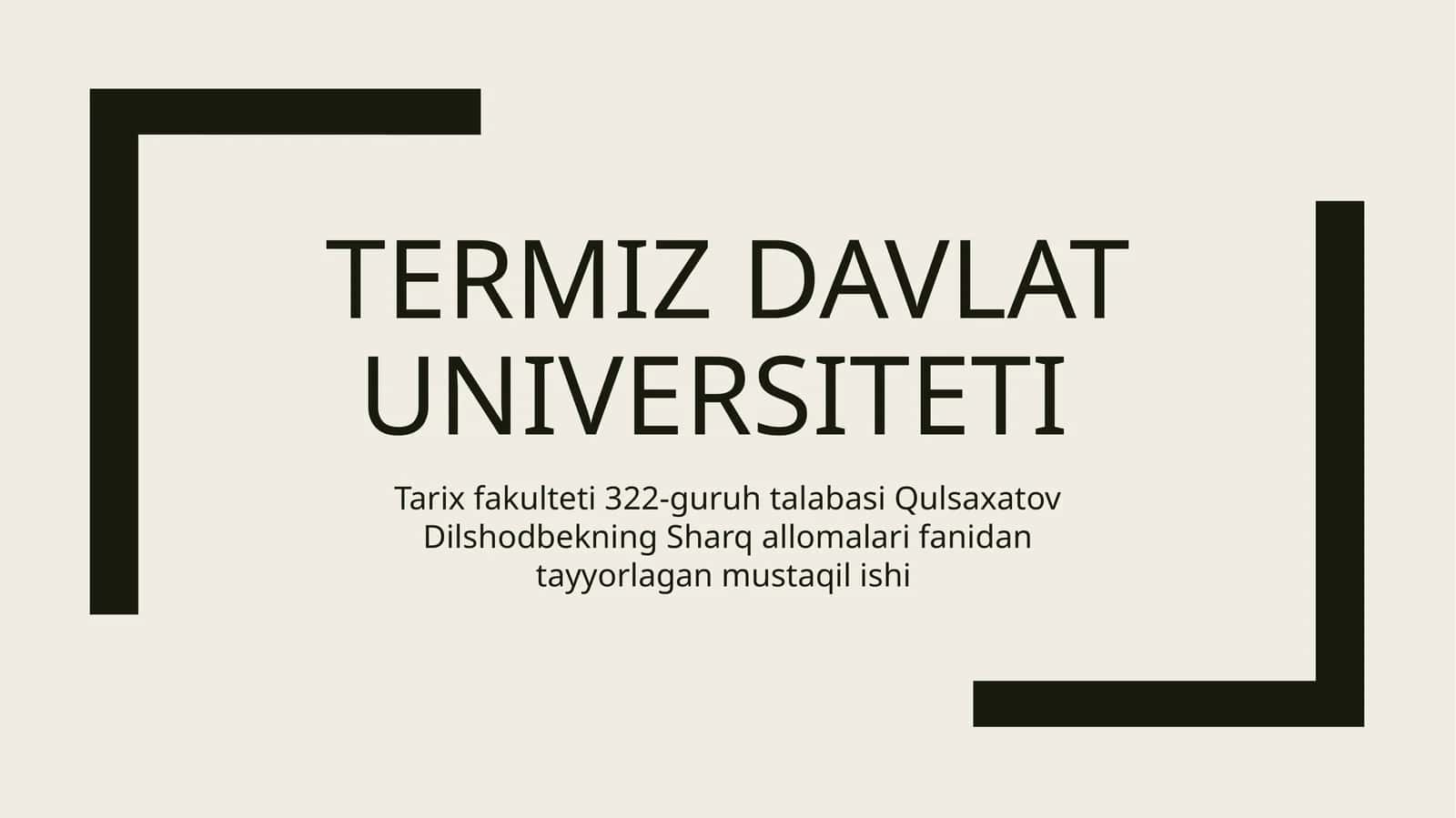 Ziji jadidi Ko‘ragoniy— Ulug‘bek akademiyasidan yodgorlik