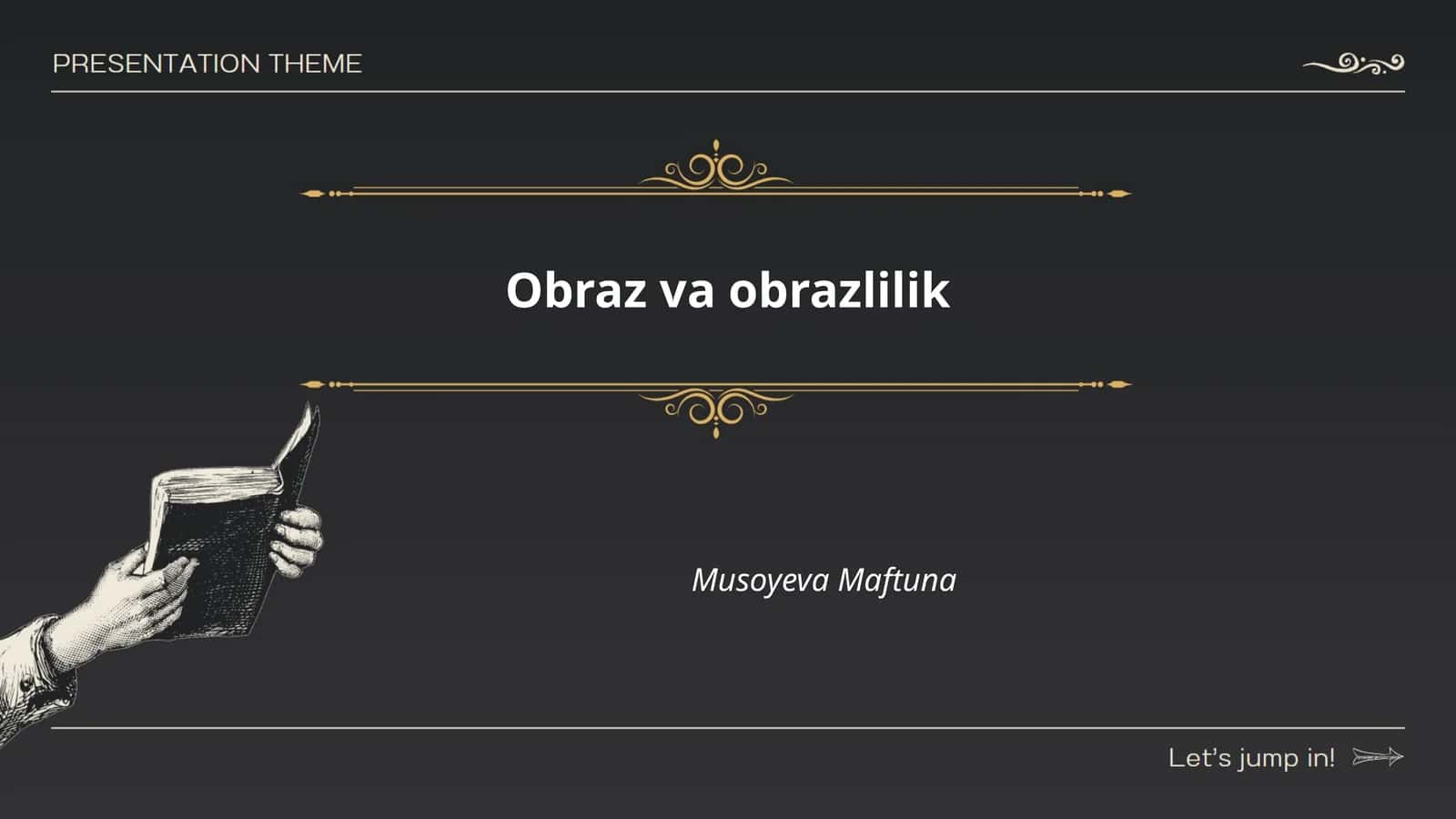 Obraz va obrazlilik