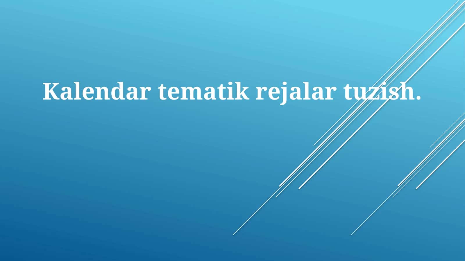 Kalendartematikrejalartuzish