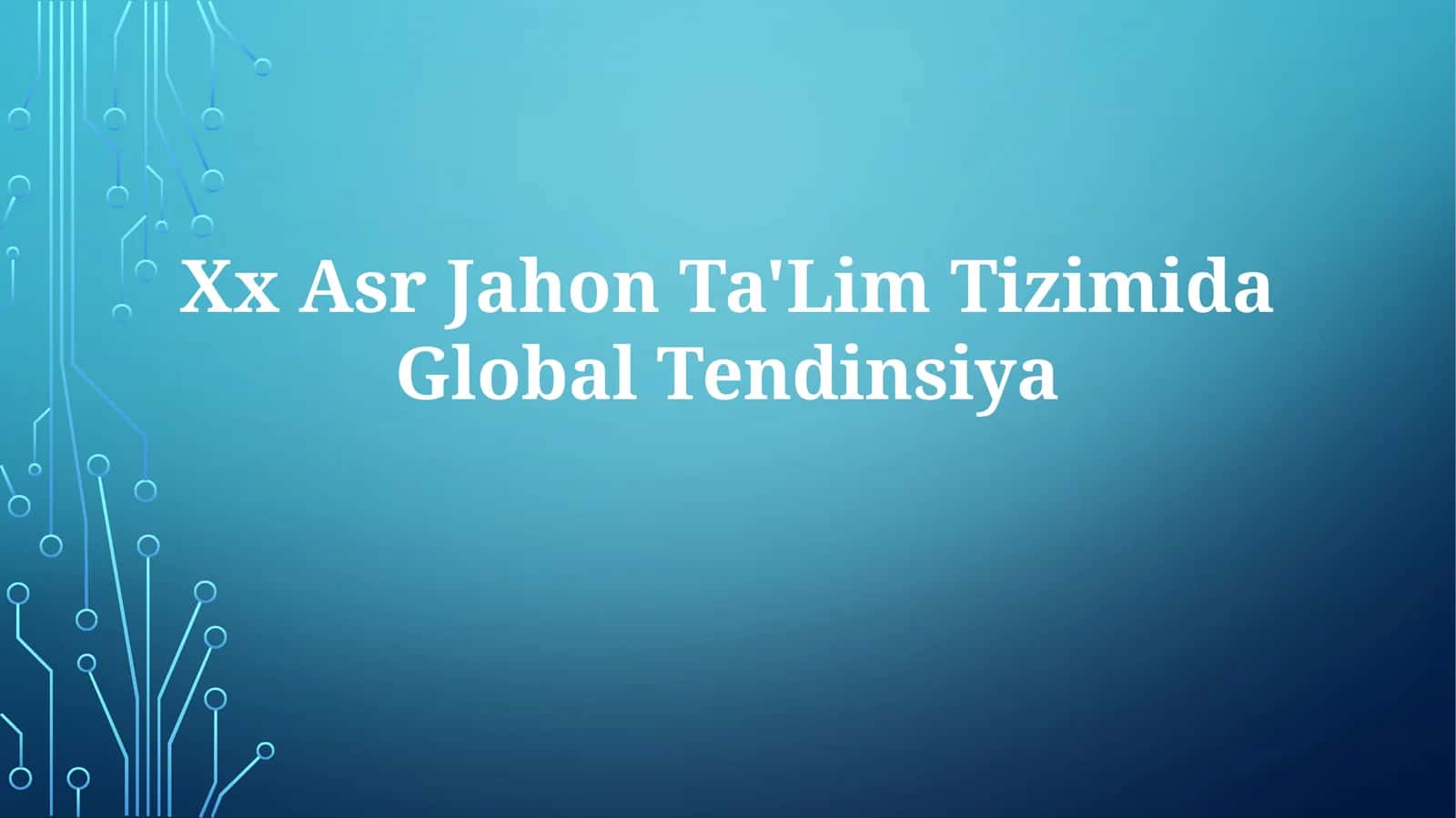 Globallashuv