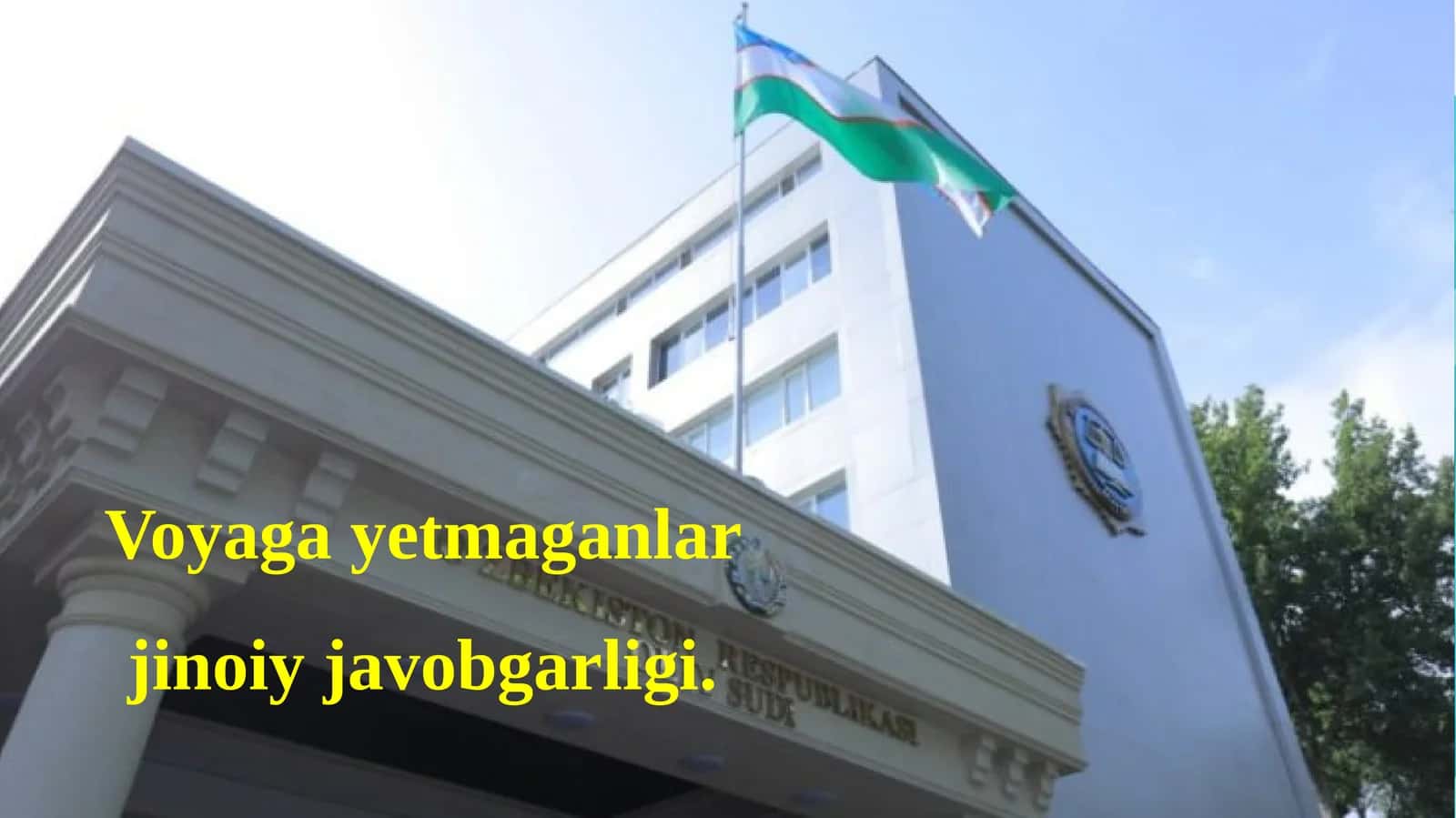 Voyaga yetmaganlar jinoiy javobgarligi.
