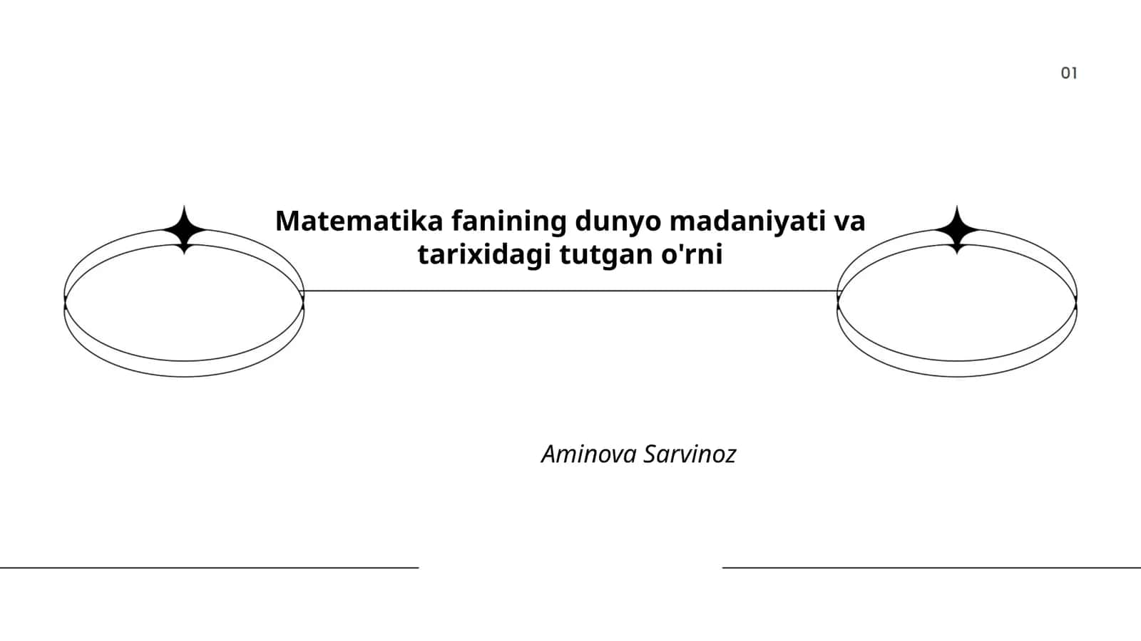 Matematika fanining dunyo madaniyati va tarixidagi tutgan o'rni