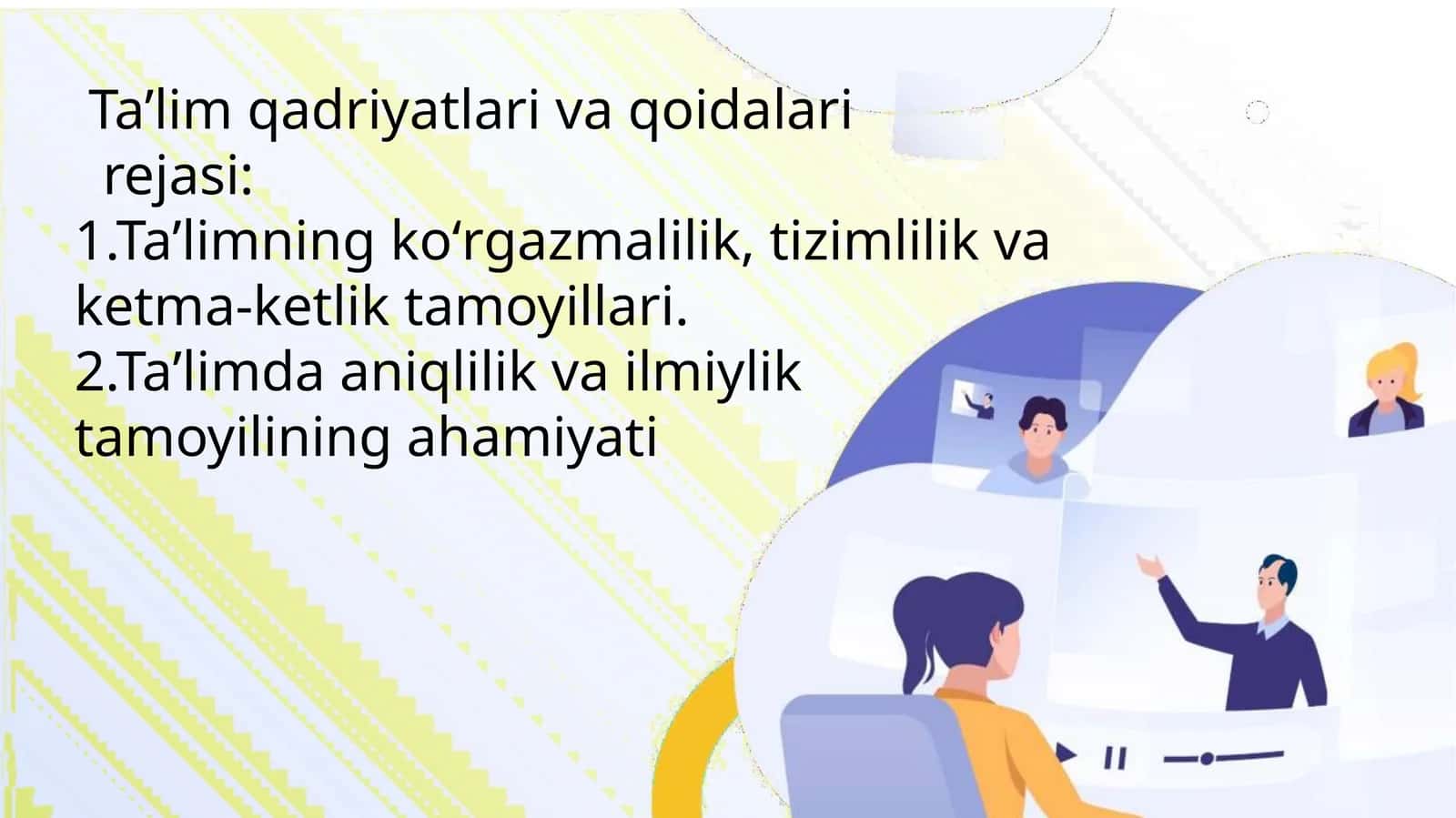 Maktab ta'limining asosiy masalalari