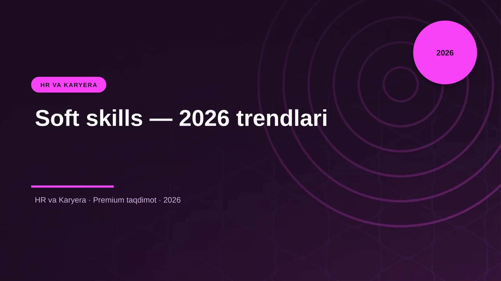 Soft skills — 2026 trendlari