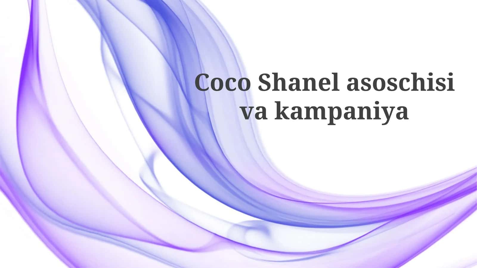 Coco Chanel: Hayot, Afsona va Tashkilot
