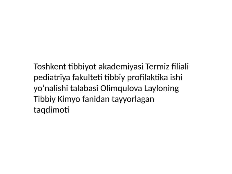 Kriminalistika va Kimyo