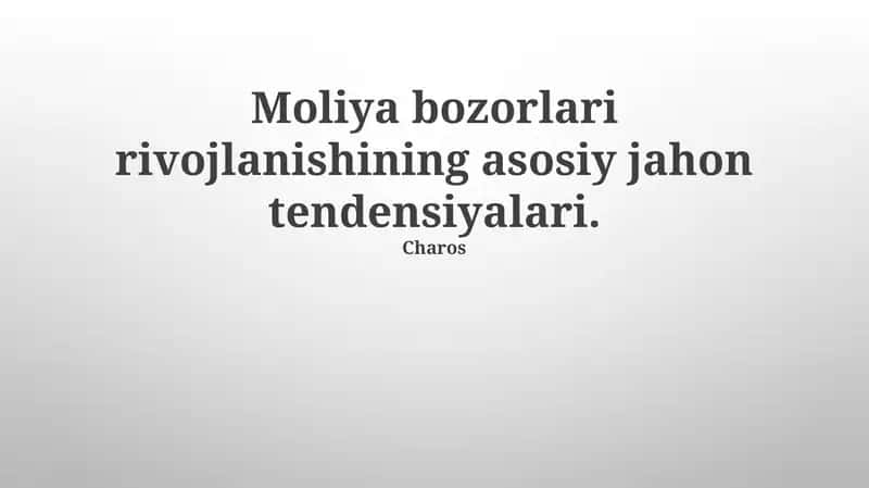 Markaziy banklarning pul-kredit siyosatining yangi yondashuvlari