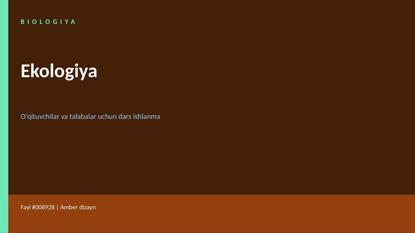 BIOLOGIYA