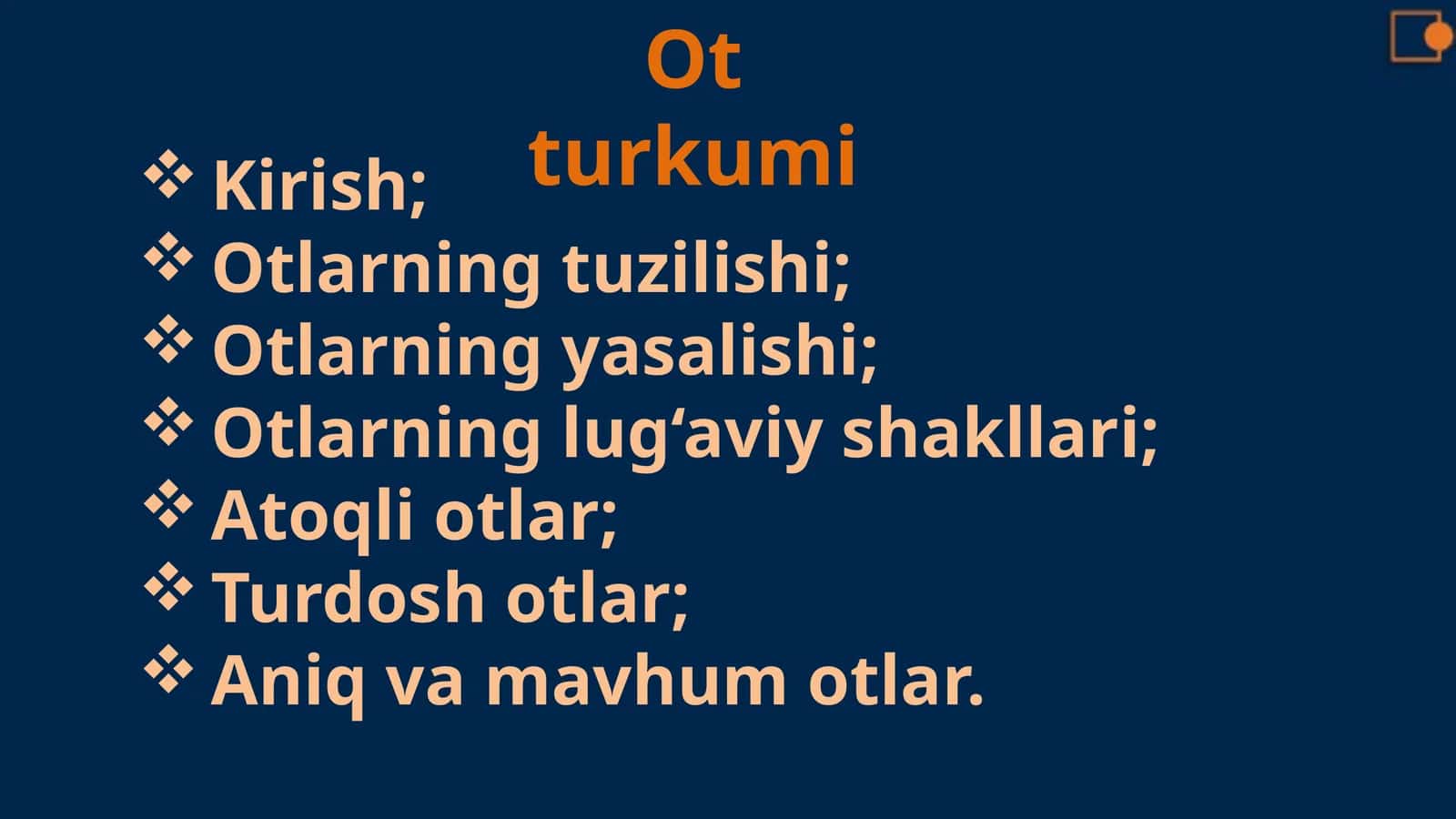 Ot turkumi