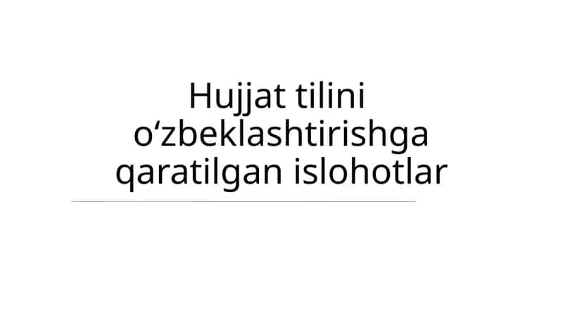 Turklashtirish Islohotlari va Ularning Ta'siri