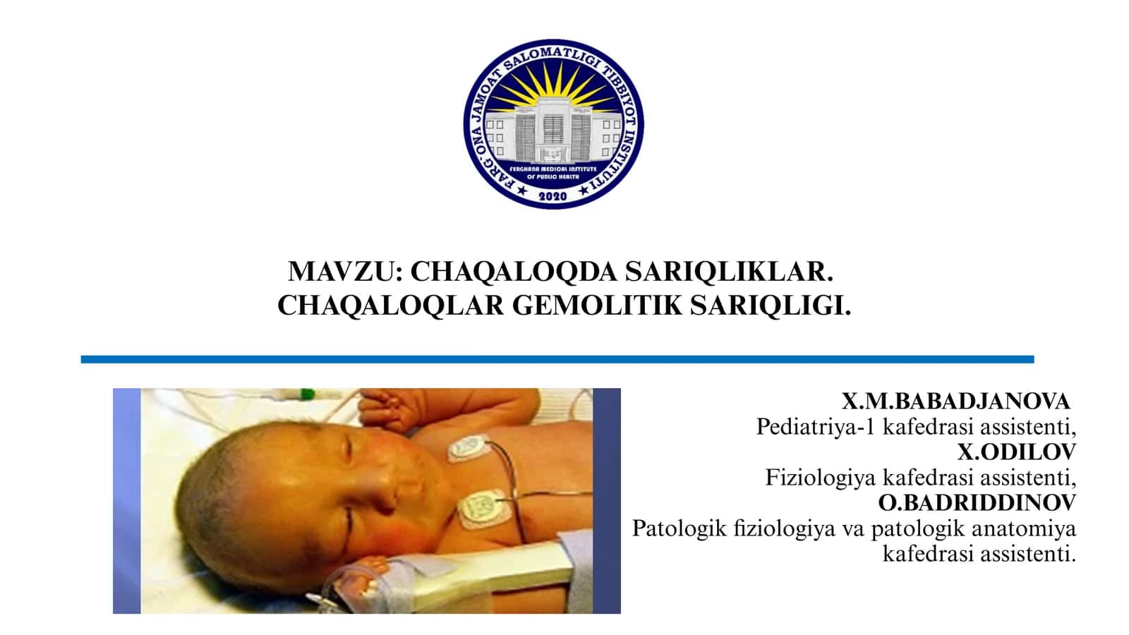CHAQALOQDA SARIQLIKLAR