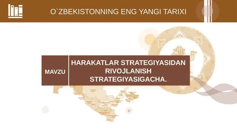 HARAKATLAR STRATEGIYASIDAN RIVOJLANISH STRATEGIYASIGACHA.