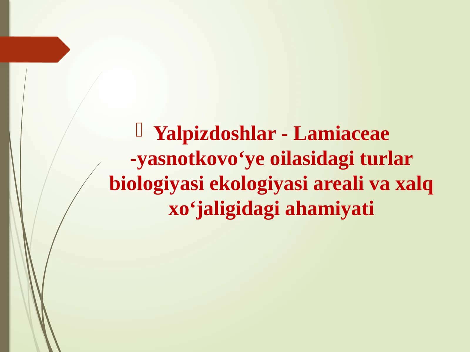 Yalpiz kabilar sinfchasi