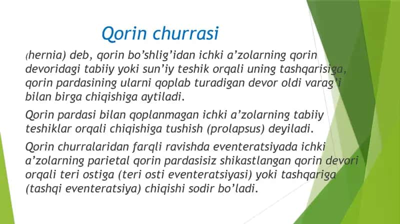 ichki churralar