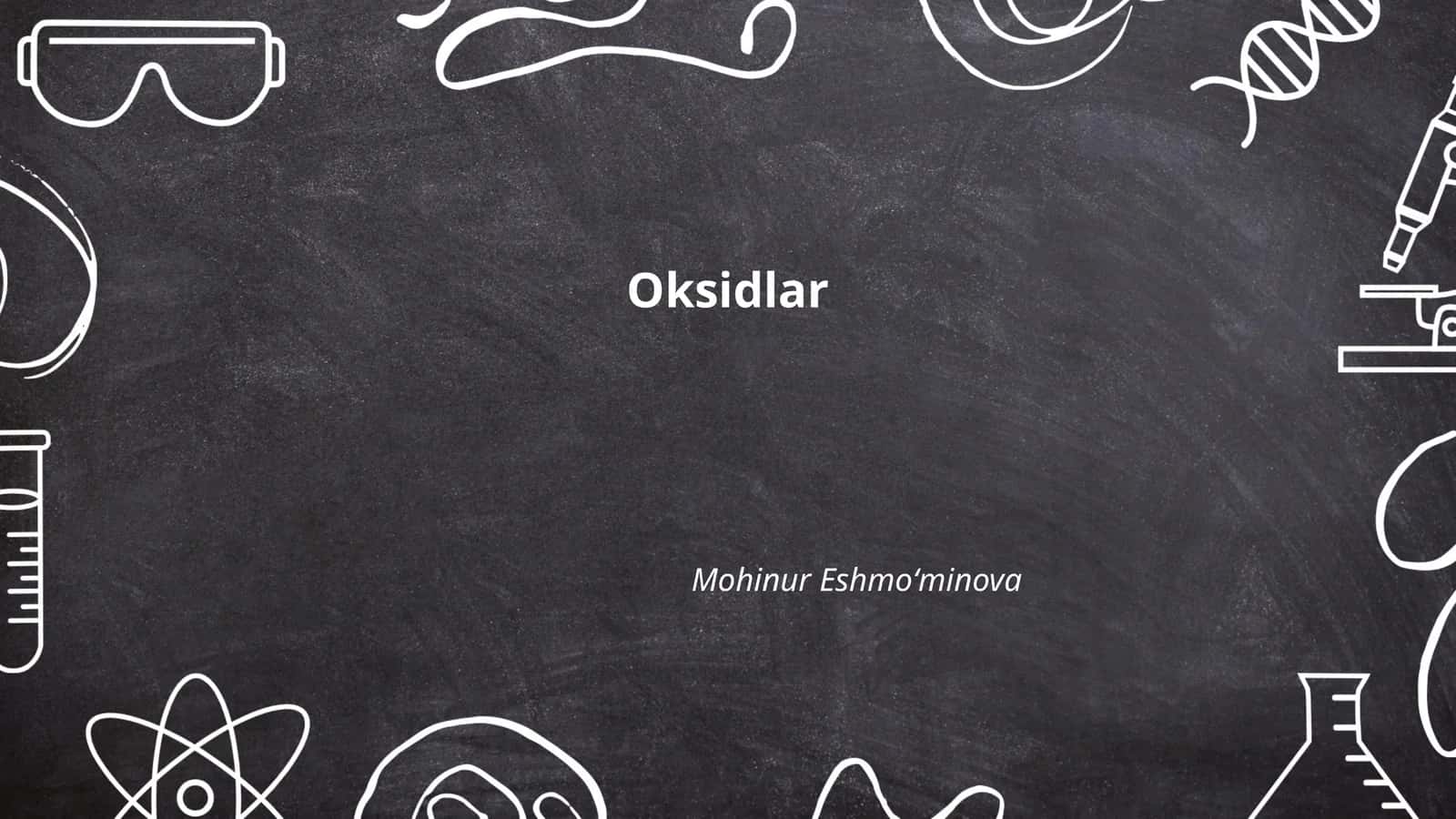 Oksidlar
