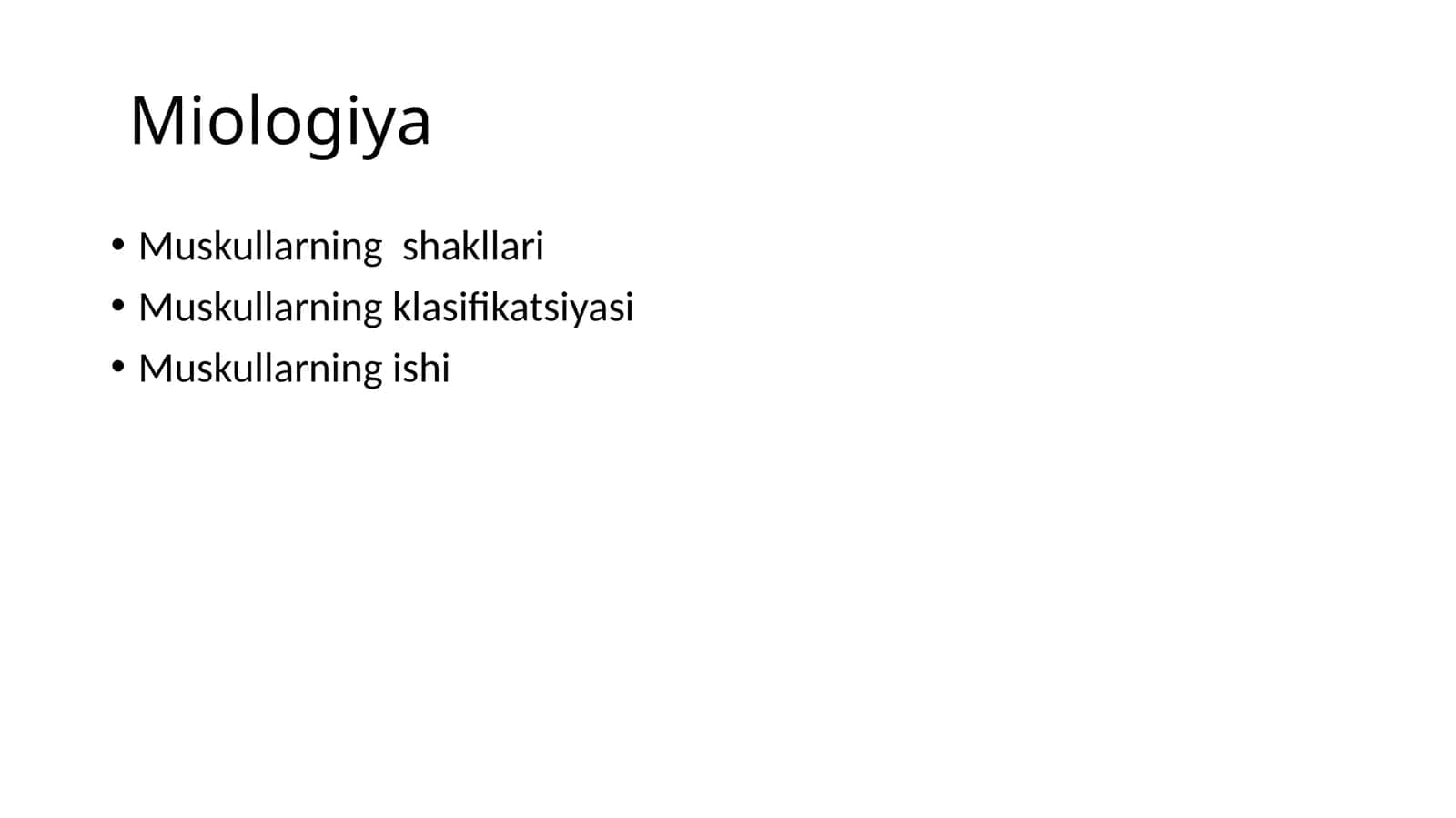 Miologiya