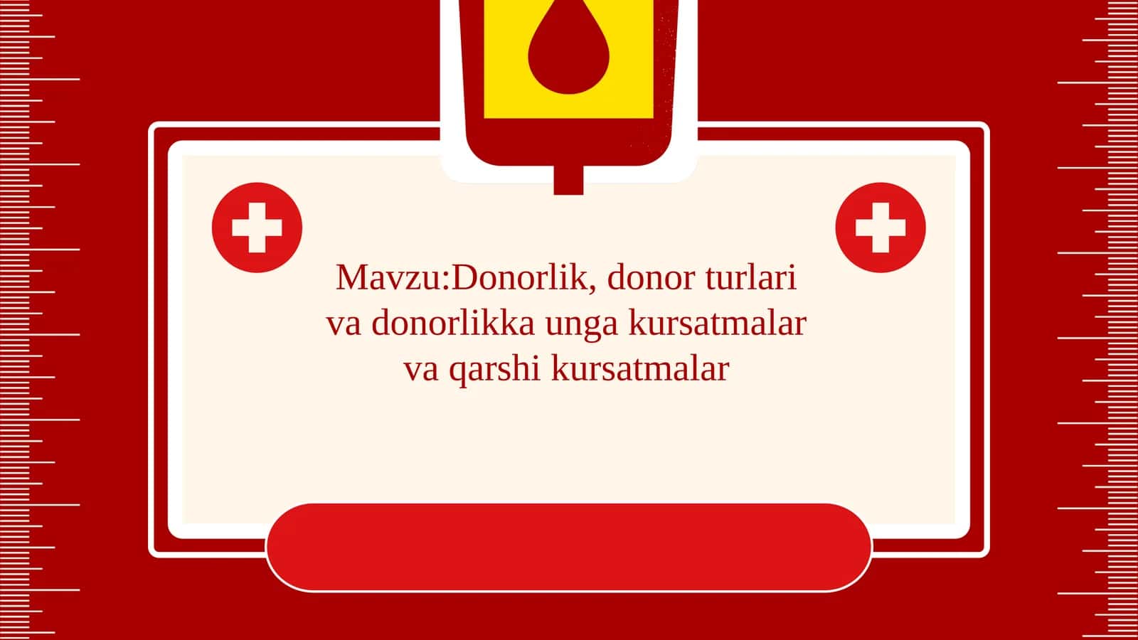 Donorlik, donorturlari va donorlikka kursatmalar va qarshi kursatmalar
