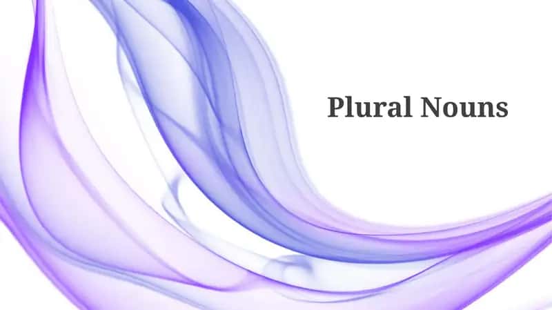 Plural Nouns