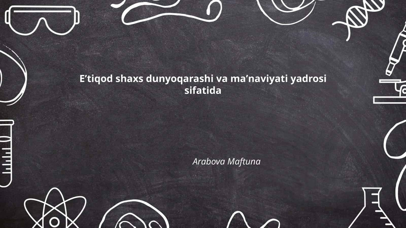 Eʼtiqod va shaxsiy identifikatsiya