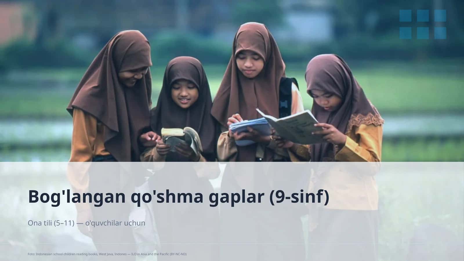 Bog'langan qo'shma gaplar (9-sinf)