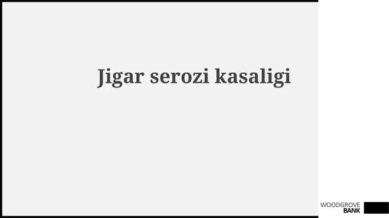 Jigarserozikasaligi