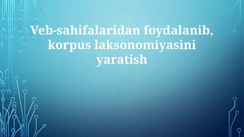 Korpus laksonomiyasi