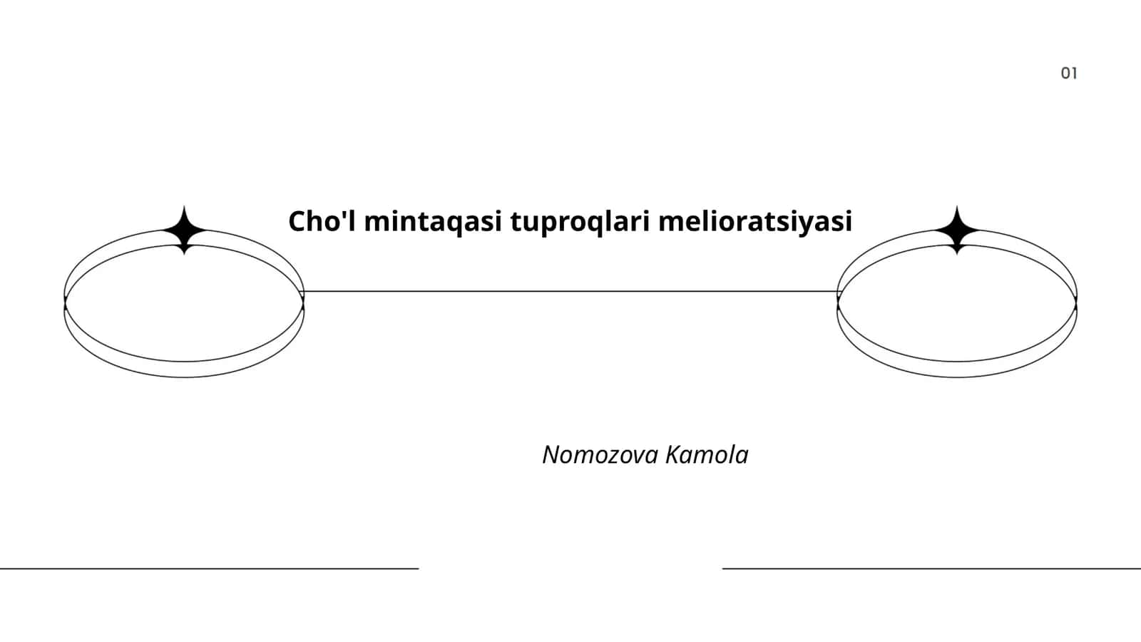 Cho'l mintaqasi tuproqlari melioratsiyasi