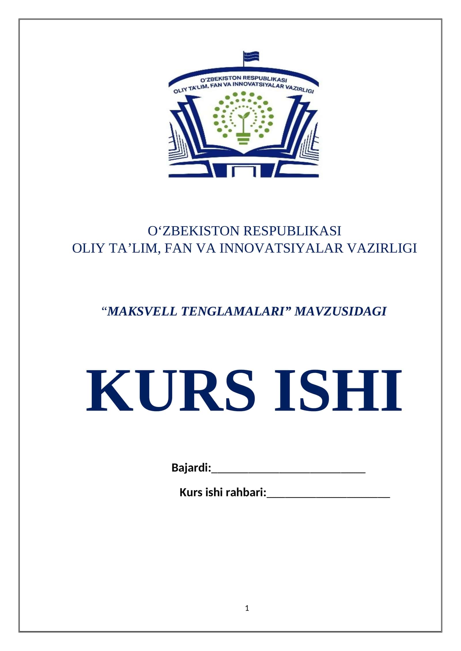 MAKSVELL TENGLAMALARI