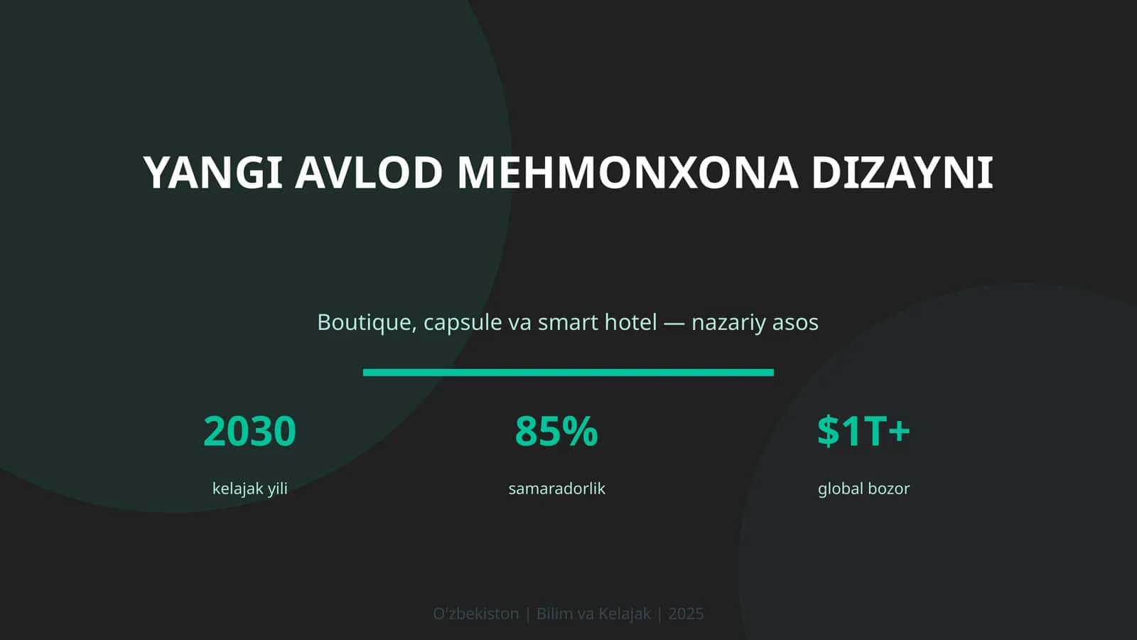 YANGI AVLOD MEHMONXONA DIZAYNI