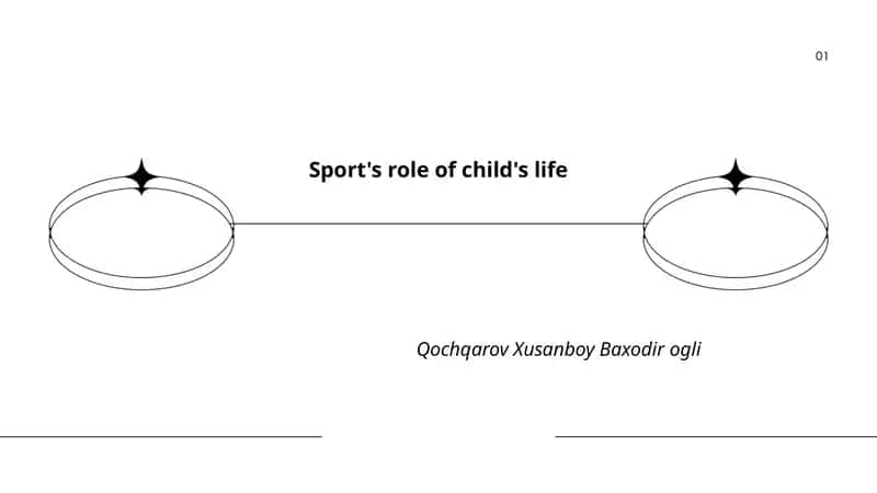 Sport's role of child's life