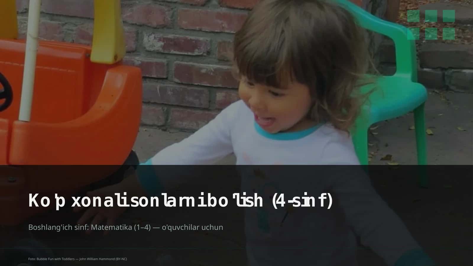 Ko'p xonali sonlarni bo'lish (4-sinf)