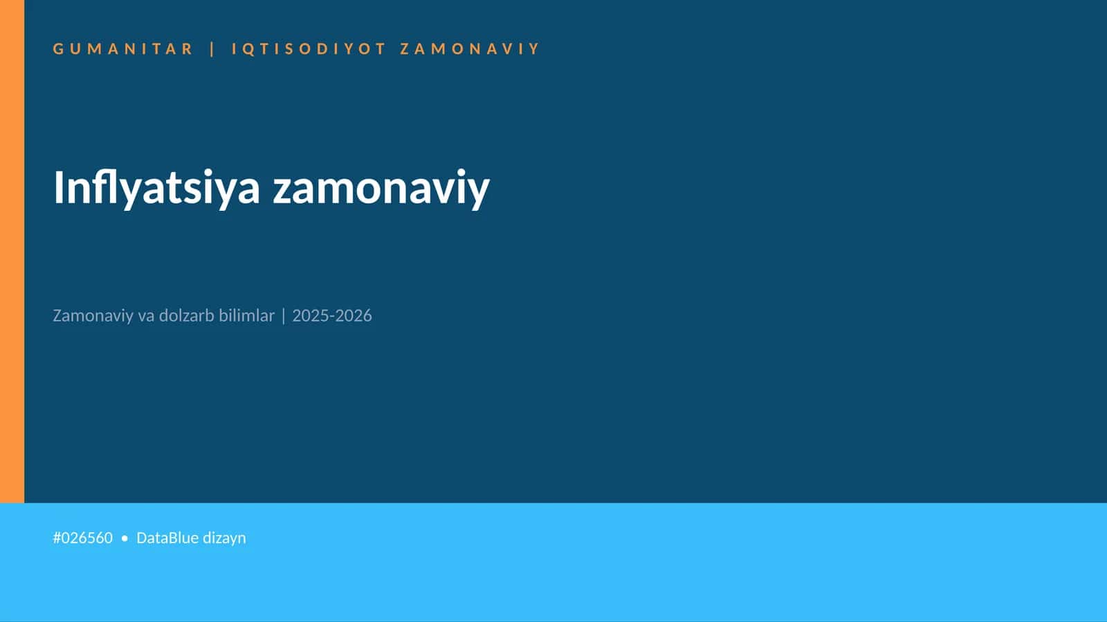 Inflyatsiya zamonaviy