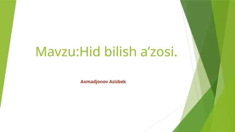 Hidbilishaʼzosi