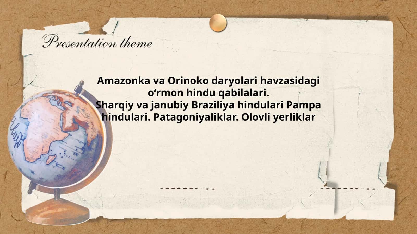 Amazonka va Orinoko daryolari havzasidagi oʻrmon hindu qabilalari