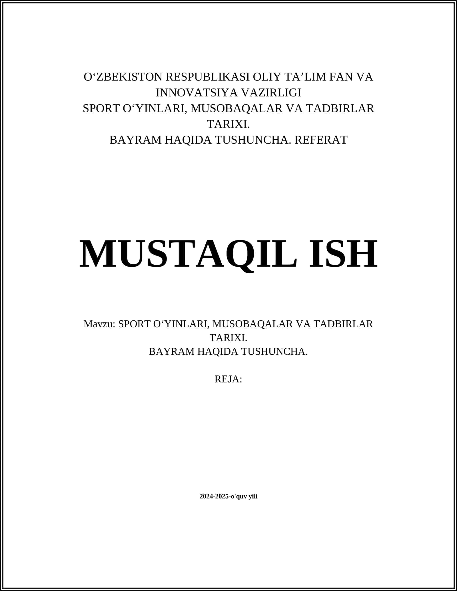 Qadimgi Olimpiya o‘yinlarining tarixi