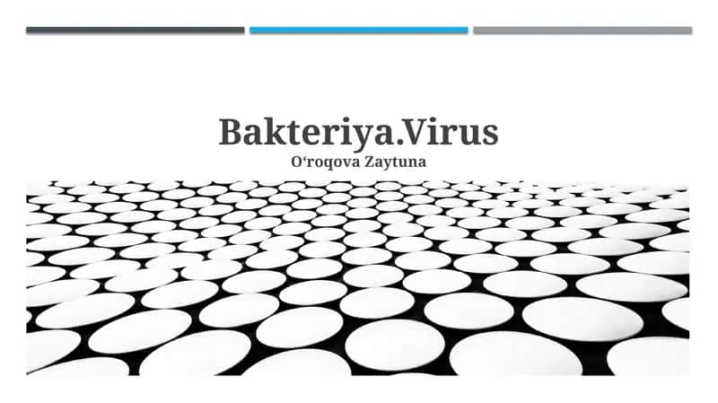 Bakteriya.Virus