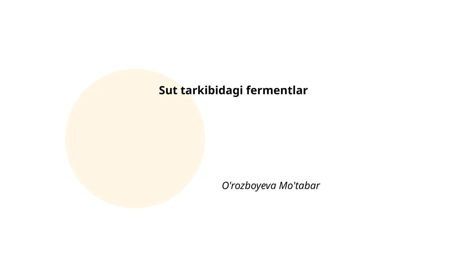 Sut tarkibidagi fermentlar