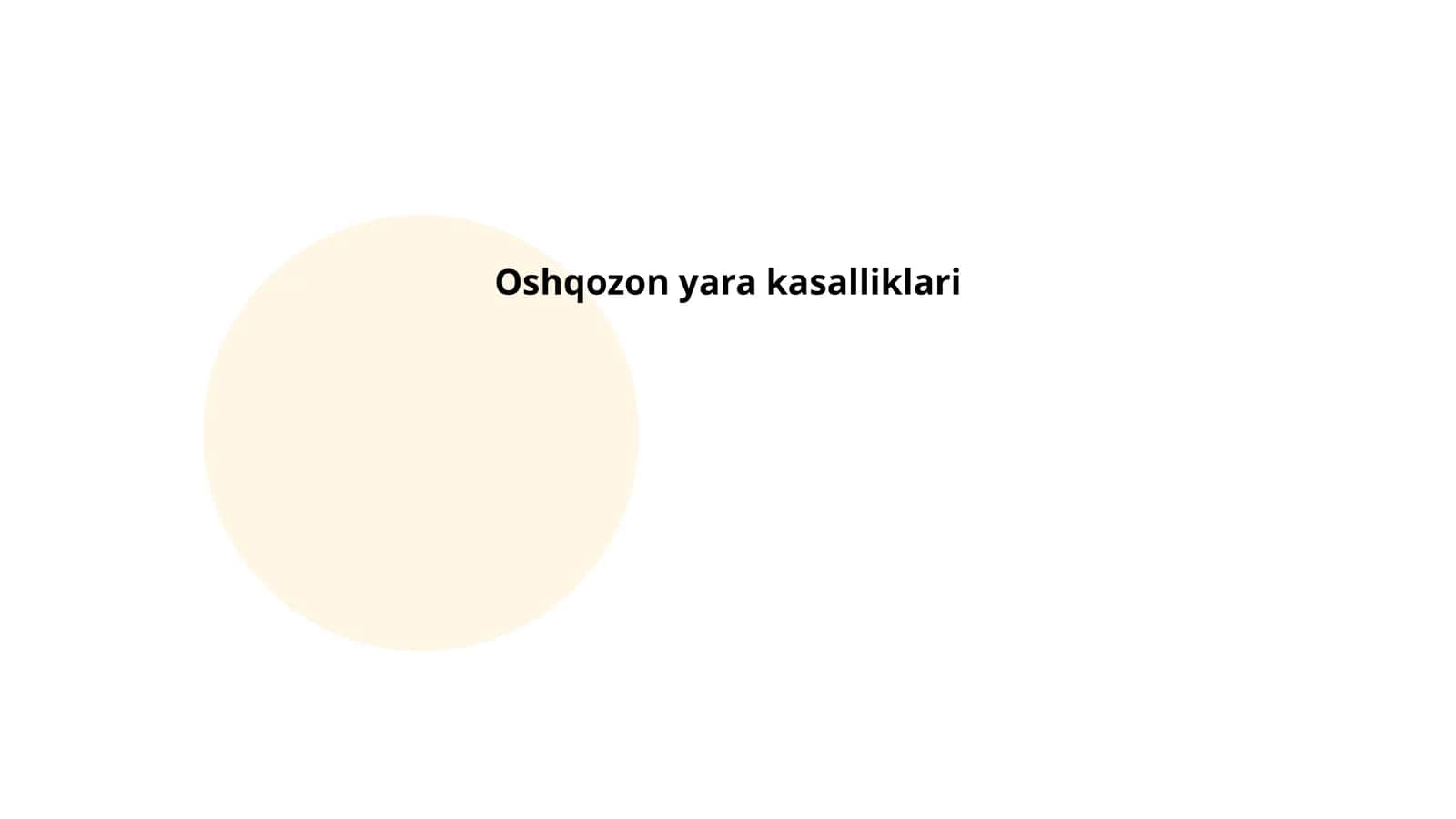 Oshqozon yara kasalliklari