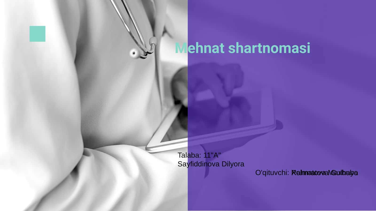 Mehnat shartnomasi