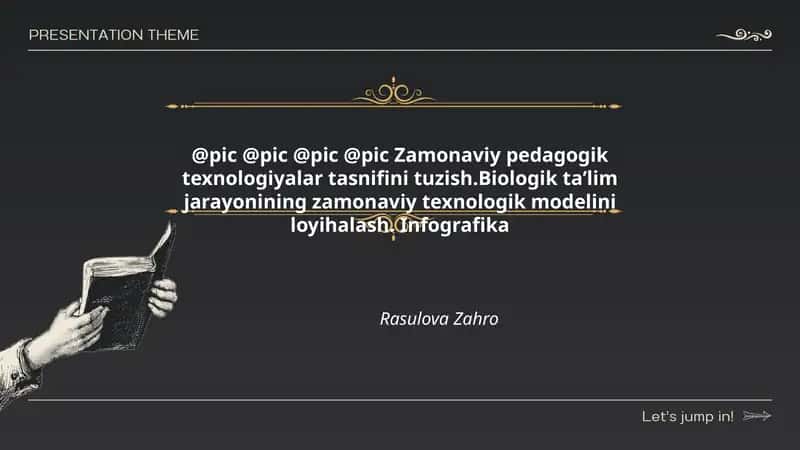 Zamonaviy pedagogik texnologiyalar tasnifi