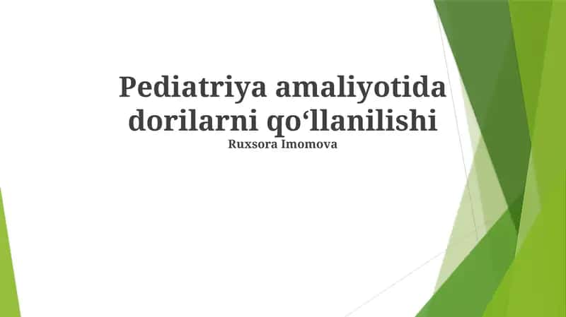 Bolalar uchun ruhiy salomatlik dori-darmonlari