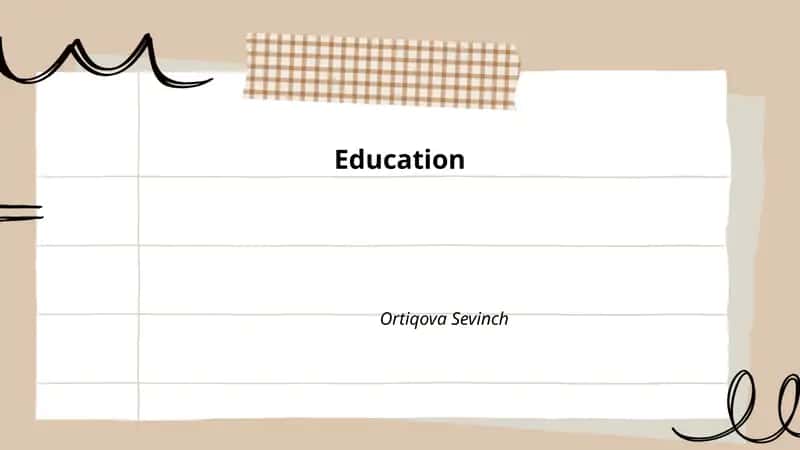 Early Childhood Education (ECE)