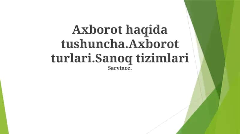Raqam tizimlari