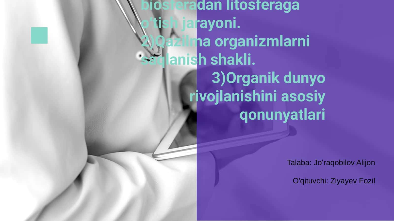 Organizmlarni biosferadan litosferaga oʻtish jarayoni