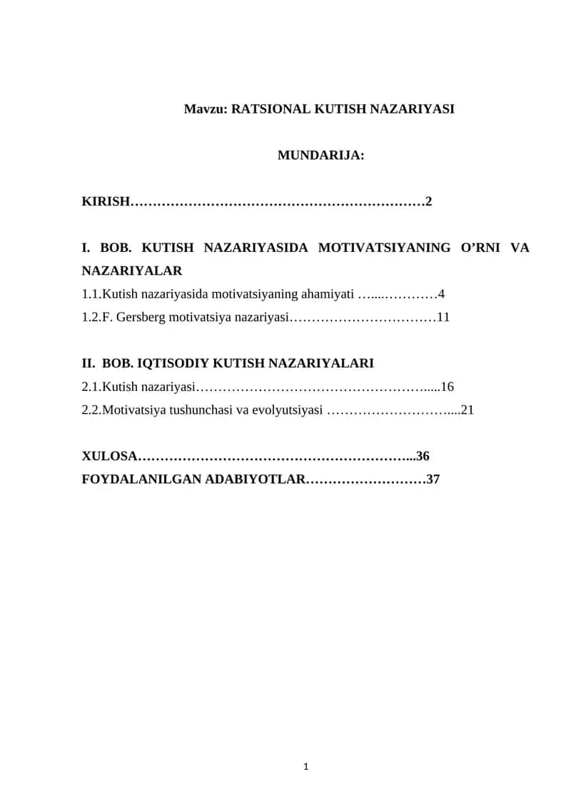 Porter-Louler modeli