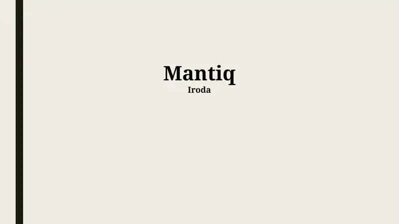 Mantiq