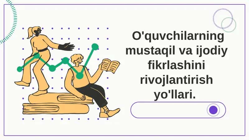 Innovatsion usullar bilan o'quv jarayoni