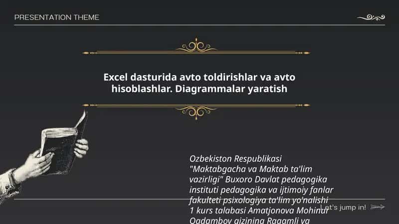 Raqamli va axborot texnologiya fanidan tayyorlagan taqdimoti