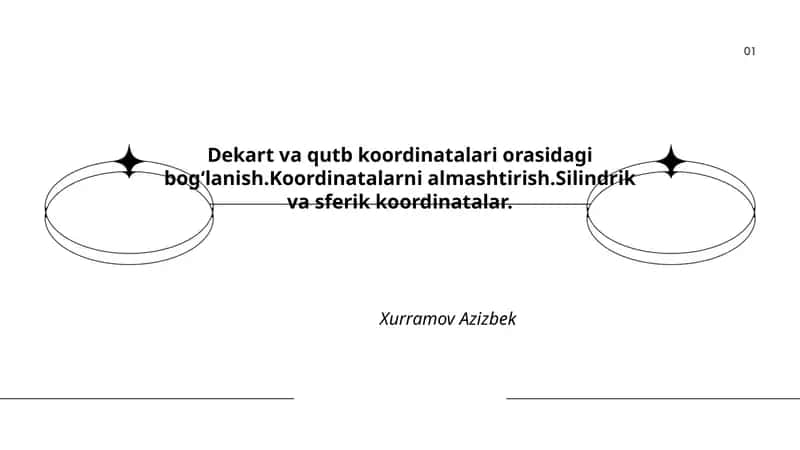 Dekart va Qutb Koordinatalari